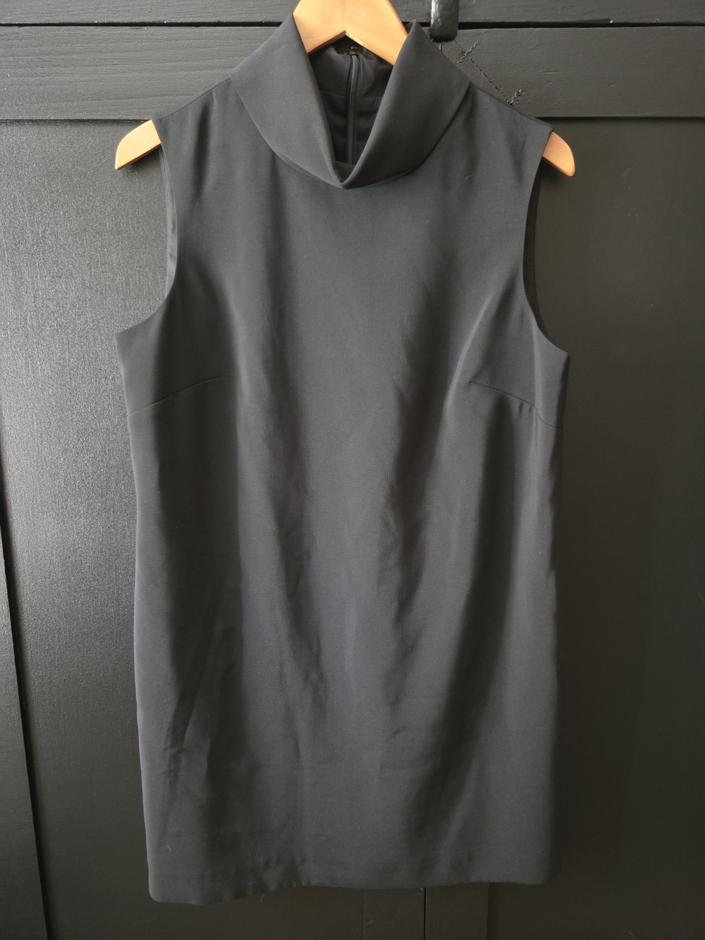 Alex Marie Women's Black Sleeveless Cowl-Neck Dress ~ Size 12P